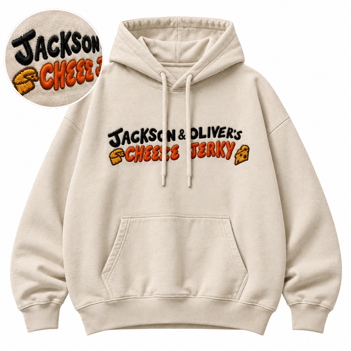 Cheeze Jerky Hoodie - Signed by Mitchel Musso & Jason Earles