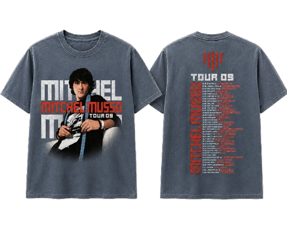 Tour '09 Tee - Vintage Blue